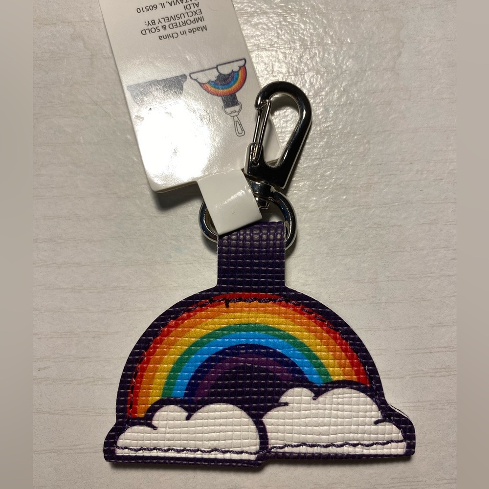 Aldi Rainbow Keychain Quarter Keeper